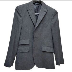 Banana Republic Polyester Viscose Slim-Fit Jacket Men 38S Business Office